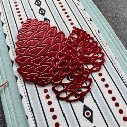 Simple and Basic Die "Small chubby Pine Cones" 