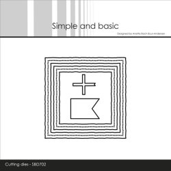 Simple and Basic Die "3x3 inch Basics - Old Paper" 