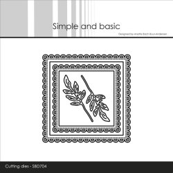 Simple and Basic Die "3x3 inch Basics - Scallop" 