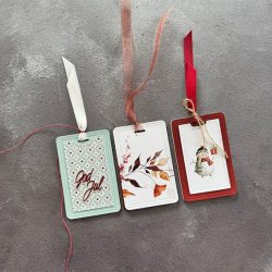 Simple and Basic Die "Gift Tag with Elegant Edges" 
