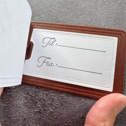Simple and Basic Die "Gift Tag with Elegant Edges" 