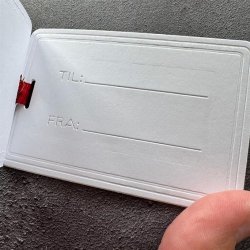 Simple and Basic Die "Gift Tag with Elegant Edges" 