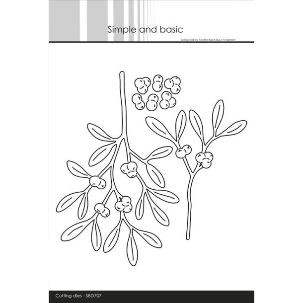 Simple and Basic Die "Beautiful Mistletoe - MEGA" 