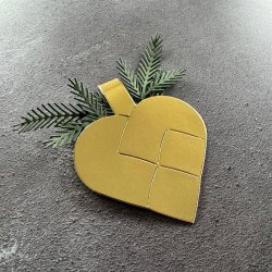 Simple and Basic Die "Christmas Heart" 
