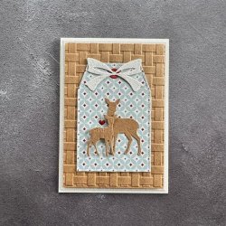 Simple and Basic Die "Reindeers" 