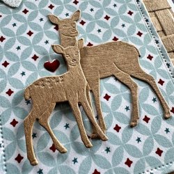 Simple and Basic Die "Reindeers" 