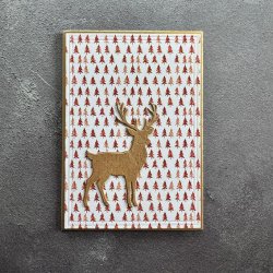 Simple and Basic Die "Reindeers" 