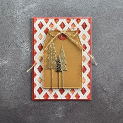Simple and Basic Die "Small Pine Trees" 