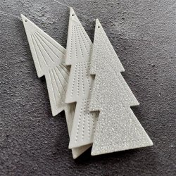 Simple and Basic Die "Christmas Tree Ornaments" 