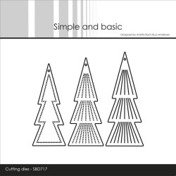 Simple and Basic Die "Christmas Tree Ornaments" 