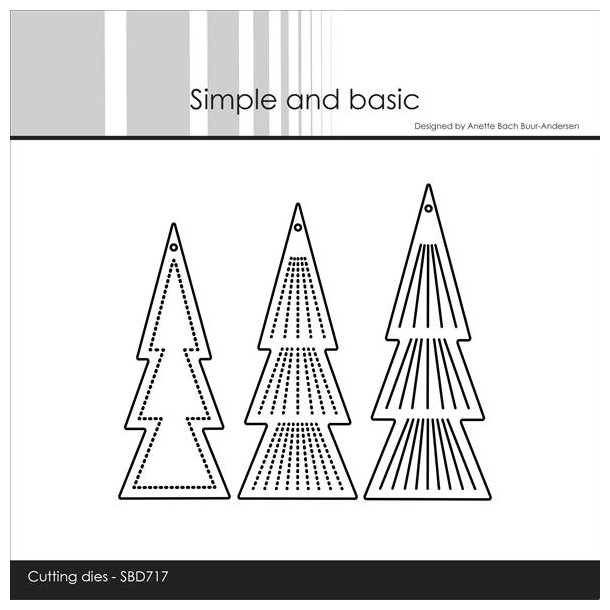 Simple and Basic Die "Christmas Tree Ornaments" 