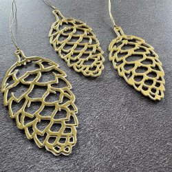 Simple and Basic Die "Pinecones - Outline" 