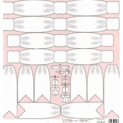 Karen Marie Klip: White &amp; Rose Dots, Big Bows