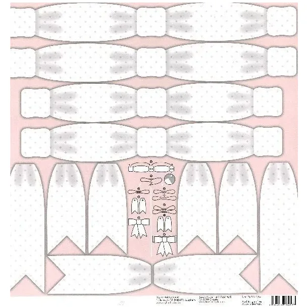 Karen Marie Klip: White &amp; Rose Dots, Big Bows