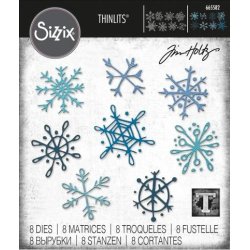Sissix / Tim Holtz Dies "Scribbly Snowflakes" 665582