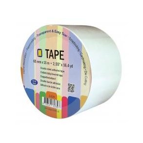 Dobbeltklbende Tape - 65 mm