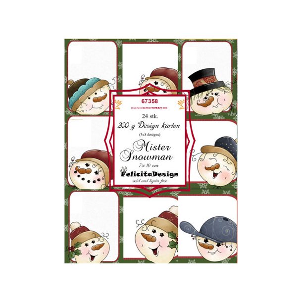Felicita Design: "Mister Snowman" 