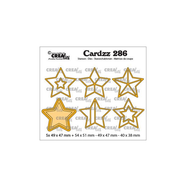 Crealies Dies "Elements Stars" CLCZ286