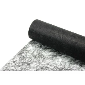 Sisoweb bordl�ber - 30 cm x 25 m, Sort