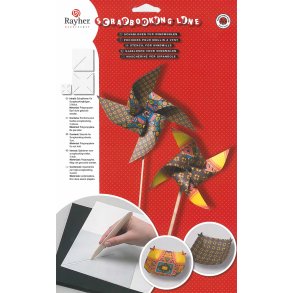 Karen Marie Klip: Skabelon - Vindmlle, Paper-shape system