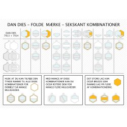 Dan Dies "Foldem�rke-Sekskant-3 m�rker"  