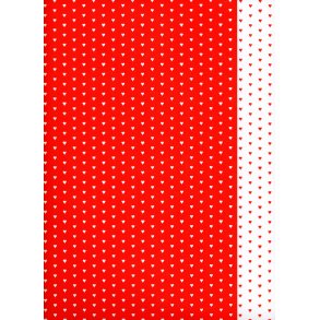 Karen Marie Klip: Small Red & White Hearts