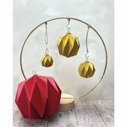 Dan Dies "Foldet Julekugle - mini"  