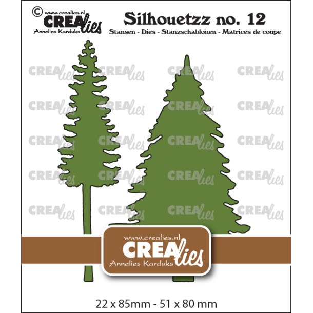 Crealies Dies "Trees B" CLSH12