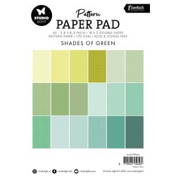 Studio Light - Pattern Paper Pad: "Shades of Green"