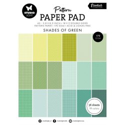 Studio Light - Pattern Paper Pad: "Shades of Green"