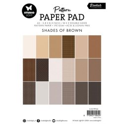 Studio Light - Pattern Paper Pad: "Shades of Brown"