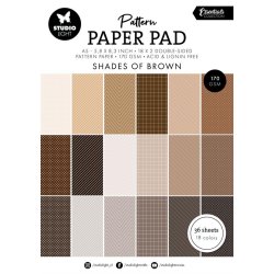 Studio Light - Pattern Paper Pad: "Shades of Brown"