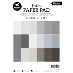 Studio Light - Pattern Paper Pad: "Shades of Grey"