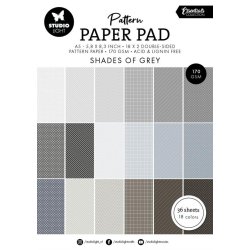 Studio Light - Pattern Paper Pad: "Shades of Grey"