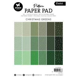 Studio Light - Pattern Paper Pad: "Christmas Greens"