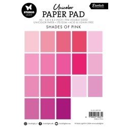 Studio Light - Unicolor Paper Pad: "Shades of Pink"