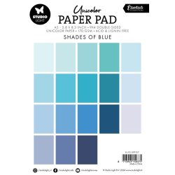 Studio Light - Unicolor Paper Pad: "Shades of Blue"