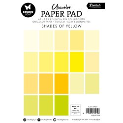 Studio Light - Unicolor Paper Pad: "Shades of Yellow"