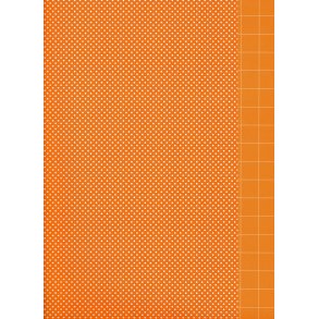 Karen Marie Klip: White & Orange Dots