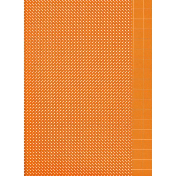 Karen Marie Klip: White &amp; Orange Dots