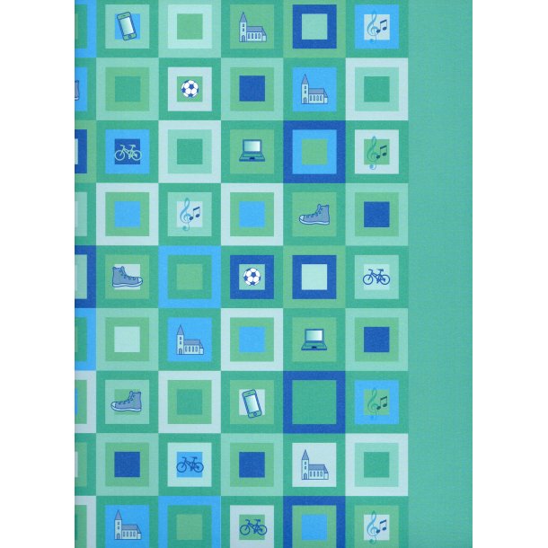 Karen Marie Klip: Blue Konfirmation Patchwork