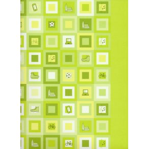 Karen Marie Klip: Green Konfirmation Patchwork