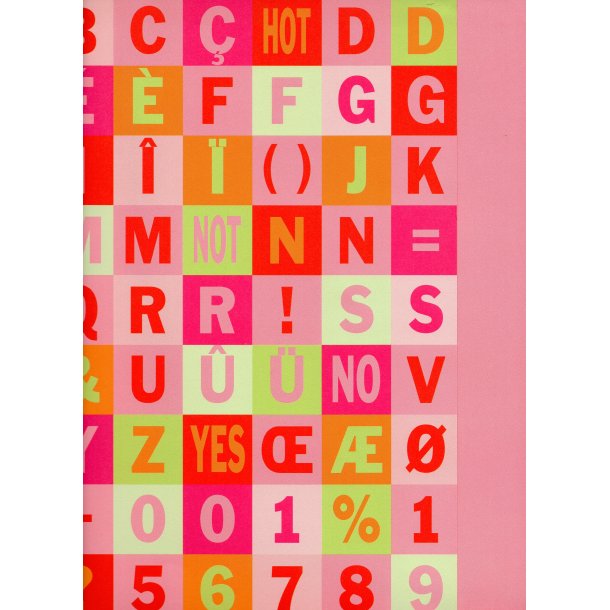 Kopi af Karen Marie Klip: Pink Alphabet