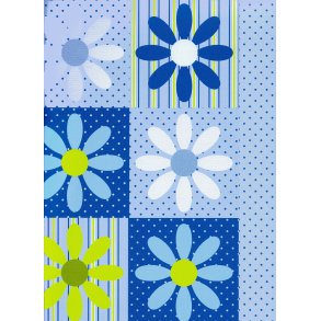 Karen Marie Klip: Blue Mega Flowers