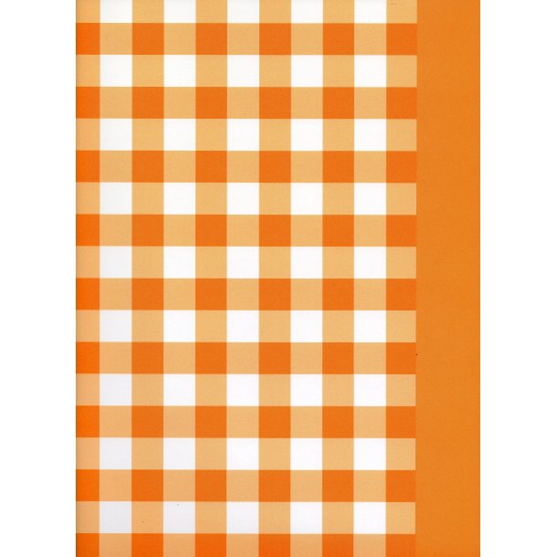 Karen Marie Klip: Orange Big Checkert