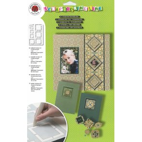 Karen Marie Klip: Skabelon - Kvadrat, Card-making system