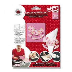 Karen Marie Klip: Skabelon - Gyngehest, Card-making system