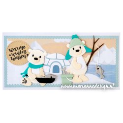 Marianne Design: "Eline's Snow &amp; Ice Backgrounds"