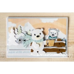 Marianne Design: "Eline's Snow &amp; Ice Backgrounds"