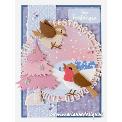 Marianne Design: "Eline's Winter Dreams Backgrounds"